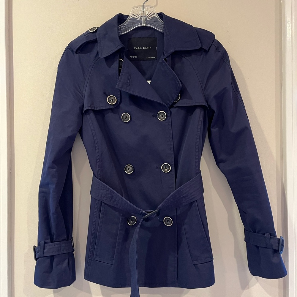 Zara Basic Trench Coat size S